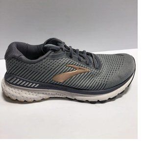 Brooks Women’s Adrenaline GTS 20, Gray Running Shoes, Size 8.5M.
